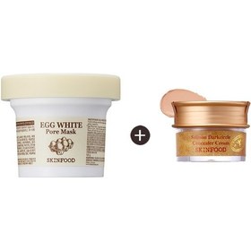 Resim Skinfood Egg White Pore Mask + Salmon Concealer (1) 