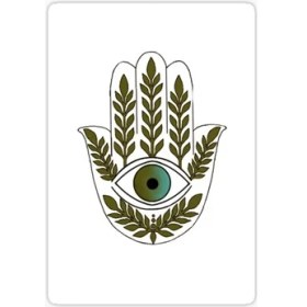 Resim TSC Nazar Boncuğu Sticker Duvar 18CM Yapıştırma Etiket Md6 