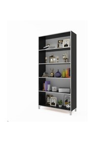 Resim Kenzlife Mutfak Dolabı Pakize 188*090*030 Gri Ayaklı Banyo Evrak Ofis Ayakkabılık Kiler 