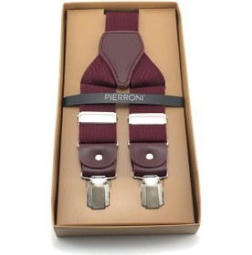 Resim Pierroni Bordo Pantolon Askısı 