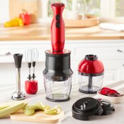 Resim Karaca Pro Spiral Mutfak Robotu Red Gold 1500 W Blender Seti 