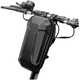 Resim Mufunye Scooter Gidon Çantası Su Geçirmez Sert Kabuklu Eva Saklama Çantası Katlanır Bisiklet Elektrikli Scooter İçin B Çok Renkli 
