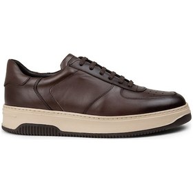 Resim Deery Hakiki Deri Kahverengi Erkek Sneaker Ayakkabı - 01965Mkhve06 Kahverengi 