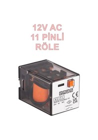 Resim Emas 11 Pinli Endüstriyel Role 12v Ac 