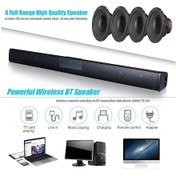 Resim Vkemall Bluetooth Hoparlör Lüks Kablosuz Bluetooth 4.0 Soundbar Hoparlör Tv Ev Sineması 3d Soundbar Bas Tel 