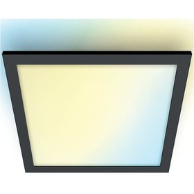 Resim Wiz Siyah Akıllı Sıva Üstü Rgb Kare Panel Tavan Armatürü 36w Renkli 