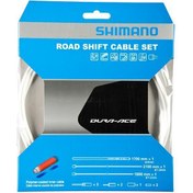 Resim Shimano DURA-ACE 9000 Polymer Kaplama Beyaz Vites Kablosu Seti 