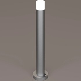 Resim Voltex Bollard Bahçe Aydınlatması | IP65 LED Alüminyum | TENKALED - Silver / 6500K 