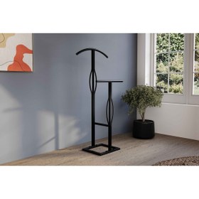 Resim ARGİMO Dilsiz Uşak Çift Tepeli Metal Modüler Ofis Işyeri Elbise Askılık 