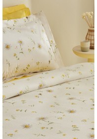 Resim Karaca Home Emma %100 Pamuk Tek Kişilik Pike Takımı Sarı Sarı 