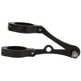 Resim Cloudstore Siyah 39-41mm Cnc Motosiklet Far Braketi Universal Işık Tutucu Aksesuar 