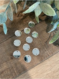 Resim YENİ HEDİYELİK DÜNYAM Kabanınızı Tasarlayın – Akrilik 100 Adet Küpe Deliği Olan Yapışkanlı Model 