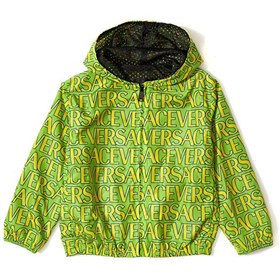 Resim Yeşil Sarı Logolu Unisex Bebek Mont 