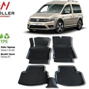 Resim Volkswagen Caddy Paspas 2015 2020 Arası 3d Havuzlu Paspas 