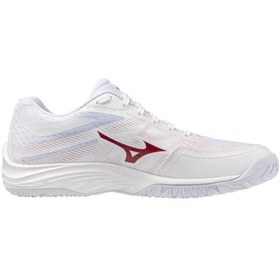 Resim Mizuno Lightning Select Kadın Voleybol Ayakkabısı Beyaz / Kırmızı Çok Renkli 