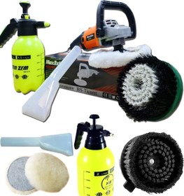 Resim WANTOS Proxtech S 3 Motorlu Koltuk Yıkama Makinası Su Püskürtmeli 3600 W Ve Koltuk Fırçalama Makinası 