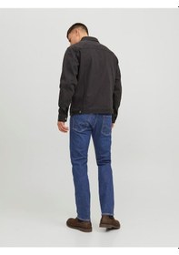 Resim Jack & Jones Jack Jones Mike Model Dar Kesim Erkek Kot Pantolon 12242324 Mavi 