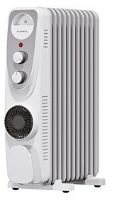 Resim Luxell LUX11-FP-WG Beyaz - Gri 11 Dilim Yağlı Radyatör 