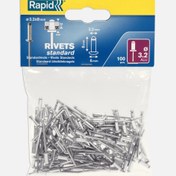 Resim Rapid Perçin 3,2X8 mm Alu Poşet 100 Adet 