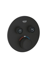 Resim Grohe Grohtherm Smartcontrol Çift Yönlü Ankastre Termostatik Duş Bataryası Phantom Black - 29507Kf0 