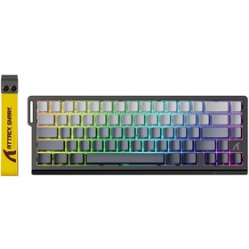 Resim Attack Shark X68 HE Hall Effect Rapid Trigger Mekanik Klavye [Manyetik Switch] 