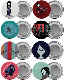 Resim Marceline The Vampire Queen Çanta Rozeti Seti 8 Adet En Büyük Boy 