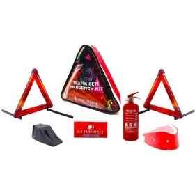Resim Badem10 5 Parça Çantalı Trafik ve Ilk Yardım Seti 