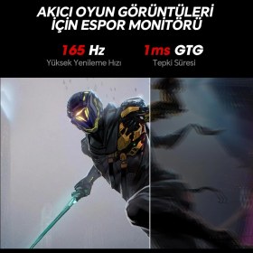Resim Koorui Kooruı Monitör 24E3 23.8ınç, 165Hz, Fhd, 1080P(1920*1080), 1ms, Ips, Adaptive Sync, Monitörler,gamin 