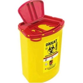 Resim Renkli Tıbbi Atık Kovası, 1,3 L, Tek Adet, Güvenli ve Pratik Kullanım 