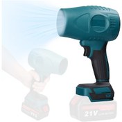 Resim Jeehugo 21v Li-poly Akülü Elden Tutulan Jet Fan - Endüstriyel Güçlü Vantilatör, Makita Batarya Uyumlu, Toz Ve Toz Temizliği İçin 