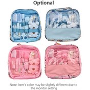 Resim Geeroyoo "13 Parçalık Premium Bebek Bakım Seti - Termometre, Tırnak Makası Ve Saç Fırçası Dahil" 