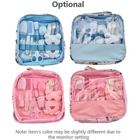 Resim Geeroyoo "13 Parçalık Premium Bebek Bakım Seti - Termometre, Tırnak Makası Ve Saç Fırçası Dahil" 