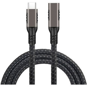 Resim Hızlı Data Ve Şarj Kablosu Thunderbolt Usb 3.2 Type-c Pd Uzatma Kablosu 20gbps 4k 60hz 1 Metre 