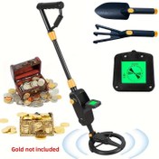 Resim Taşınabilir Akıllı Metal Dedektörü, LCD Ekranlı - Başlangıç Seviyesinde İdeal, Pil Güçlü, Plastik Gövde, Pil Yok, Kuyumculuk ve Hazine Bulma Aracı, Hazine Bulma Ekipmanı|Modern Metal Dedektörü|Dayanıklı Plastik Gövde, Metal Dedektörü 