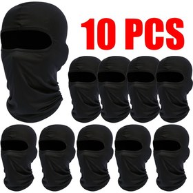 Resim 10 adet Cinsiyet Farketmeyen Kulak Koruma ve Rüzgar Geçirmez, Moda Balaklava Şapka, Yaz Açık Hava Aktiviteleri İçin 