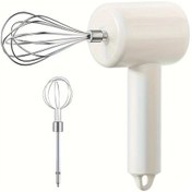 Resim Turcoshop11 Usb Şarjlı El Mikseri, Ayarlanabilir Hız, Beyaz + 2 Çırpma Çubuğu Diğer 