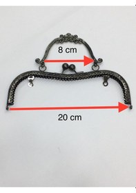 Resim Karantuhafiye Çanta Ve Cüzdan Klipsi Kuluplu Çiçek Model Siyah Antrasit Siyah Antrasit Çok Renkli 