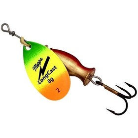 Resim Mepps Long Cast No:2 8gr Döner Kaşık Gökkuşağı 