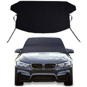 Resim Mufunye Buz Ve Kar İçin Ön Cam Kılıfı, 600d Oxford Kumaş Su Geçirmez Ön Cam Koruyucu En Zorlu Hava Koşulları 