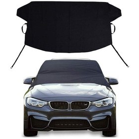 Resim Mufunye Buz Ve Kar İçin Ön Cam Kılıfı, 600d Oxford Kumaş Su Geçirmez Ön Cam Koruyucu En Zorlu Hava Koşulları 