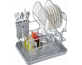 Resim Tabaklık Bulaşıklık 2 Katlı Kalpli 