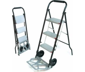 Resim Balatlı 80 KG Kapasiteli, Çok Fonksiyonlu Katlanır, Merdivenli El Arabası Blt-Ta-Tl80A 