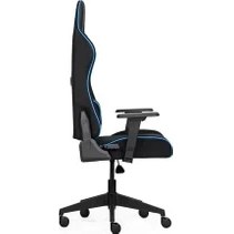 Resim Tech Butiq Hawk Gaming Chair Fab E2 Siyah Mavi Kumaş Oyuncu Koltuğu 