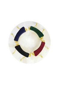 Resim Manuel Raymond Vbsr1214gr Keman Yastığı Yeşil Eğlenceli Tasarım Yumuşak Ped 