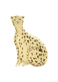 Resim Meri Meri - Cheetah Plates - Çita Tabak - 8'li 