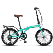 Resim Ümit Cunda 20 Jant 2034 Katlanır Bisiklet Turkuaz Gold Turkuaz 