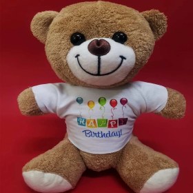 Resim Alifa Toptan Happy Birthday Tişörtlü Ayıcık 