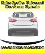 Resim Opel Vectra C Uyumlu Piano Black Spoiler 120 Cm (554702344) 