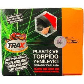Resim TRAX Plastik Yenileyici Ve Onarıcı Seramik Kaplama Oto Tampon , Torpido Süper Etkili 50 Ml 