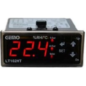 Resim Gemo LT102HT-230VAC-R ON/OFF Sıcaklık ve Nem Kontrol Cihazı 